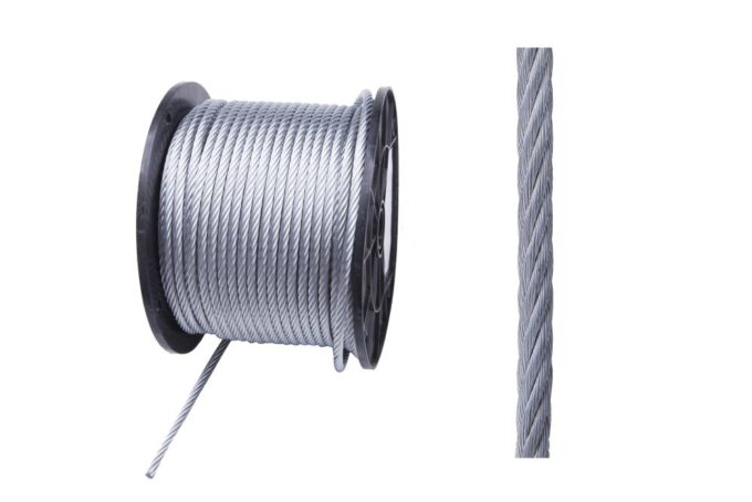 Cáp thép mạ kẽm phi 12